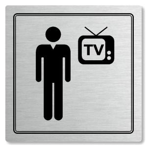 Piktogram Televizní místnost